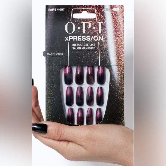 OPI xPRESS/ON Instant Gel-Like Manicure - Glass Slipper and Swipe Night🤩 - Picture 8 of 16